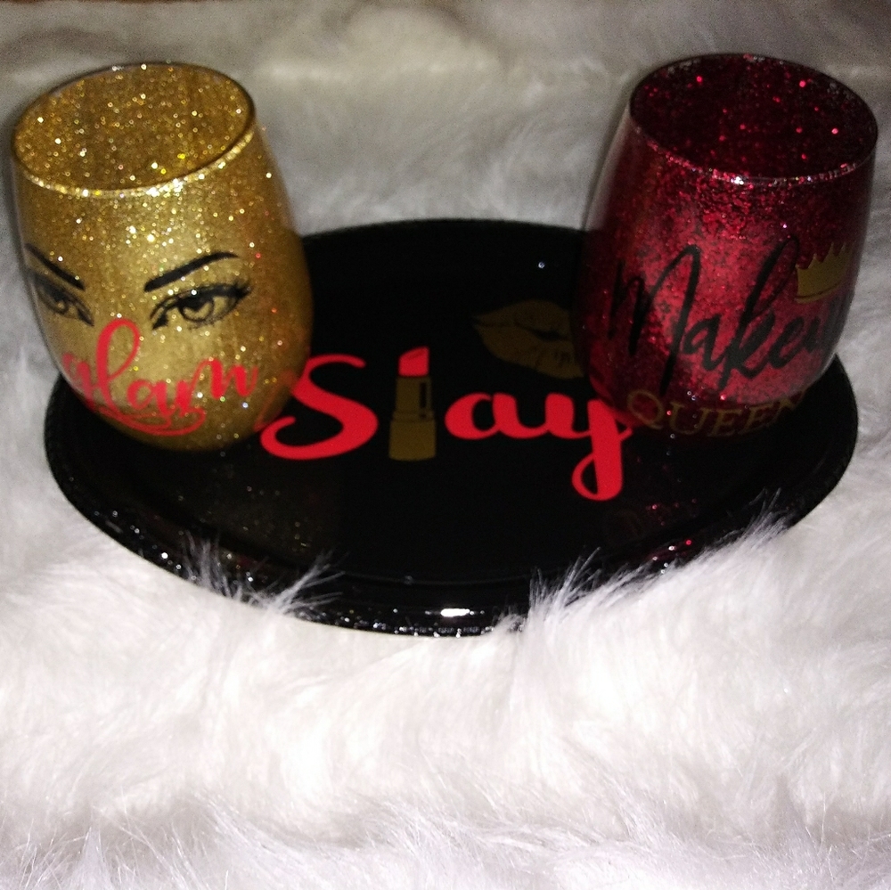 Make-up brush holder set